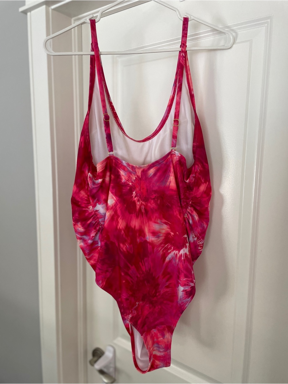 Pink Blush Maternity Tie-Dye Swimsuit - Picture 10 of 12
